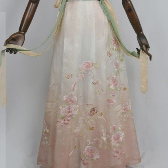 Koi Blessings Embroidered Gown | Traditional Hanfu - Picture 5 of 10